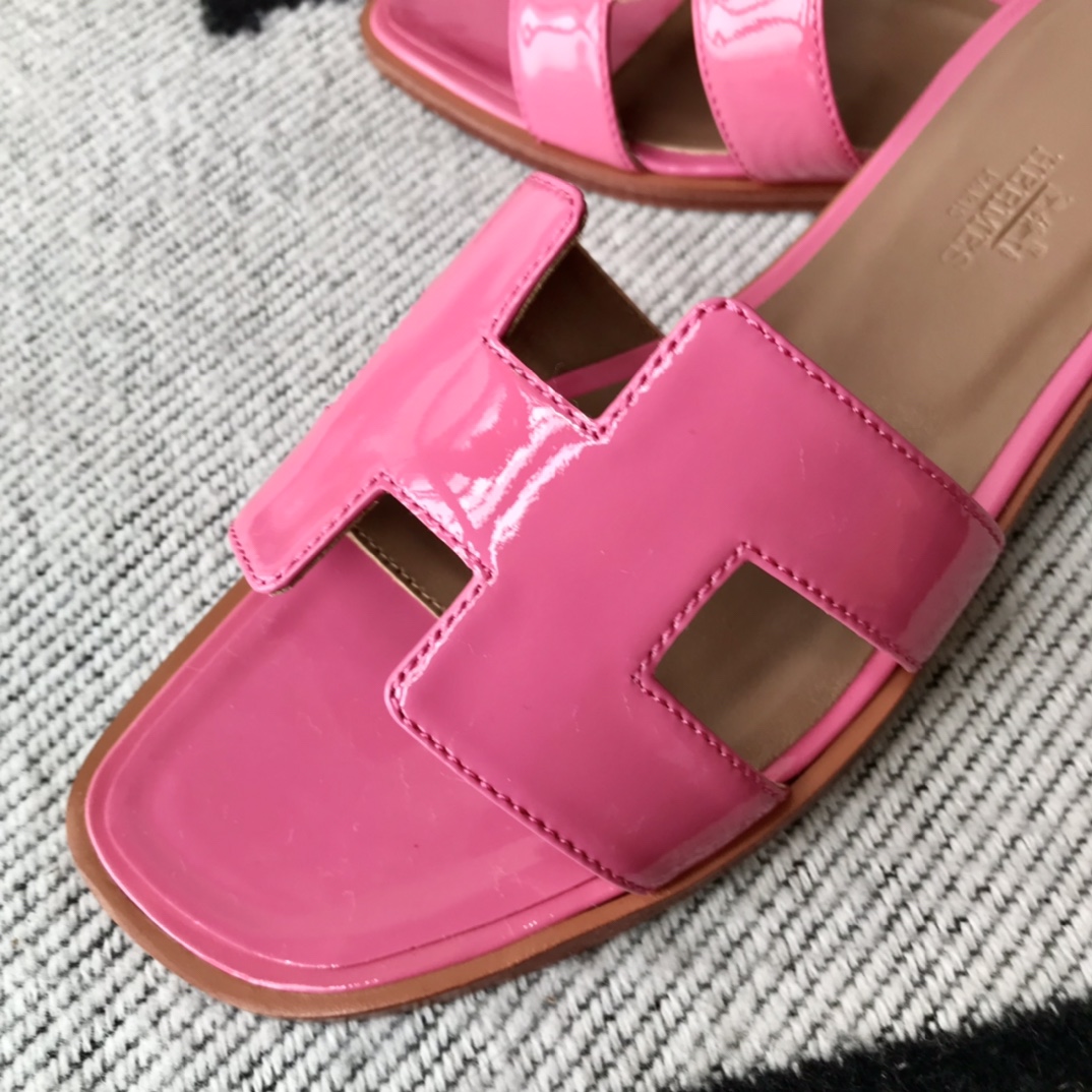 에르메스 올수공 오란 슬리퍼 샌들 페이던트 31